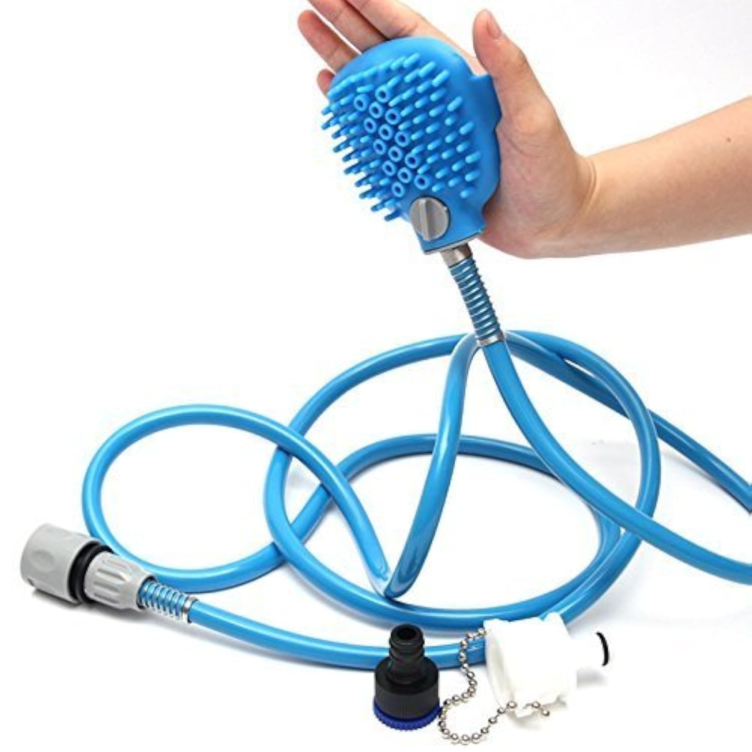 Pet Believe 3 in 1 Comfort Massager Shower Cleaning Washing Sprayers Dog Brush Pet Bathing Tool with Pressure Nozzle,pet Dog cat Grooming kit (B0B4WTKWDG) Amazon Price History, Amazon Price Tracker