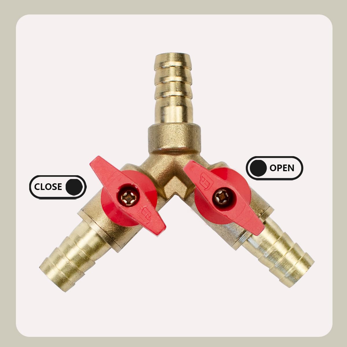 Valvola Di Intercettazione A T 3/8 MF Tubo 3/8 - Foto 10
