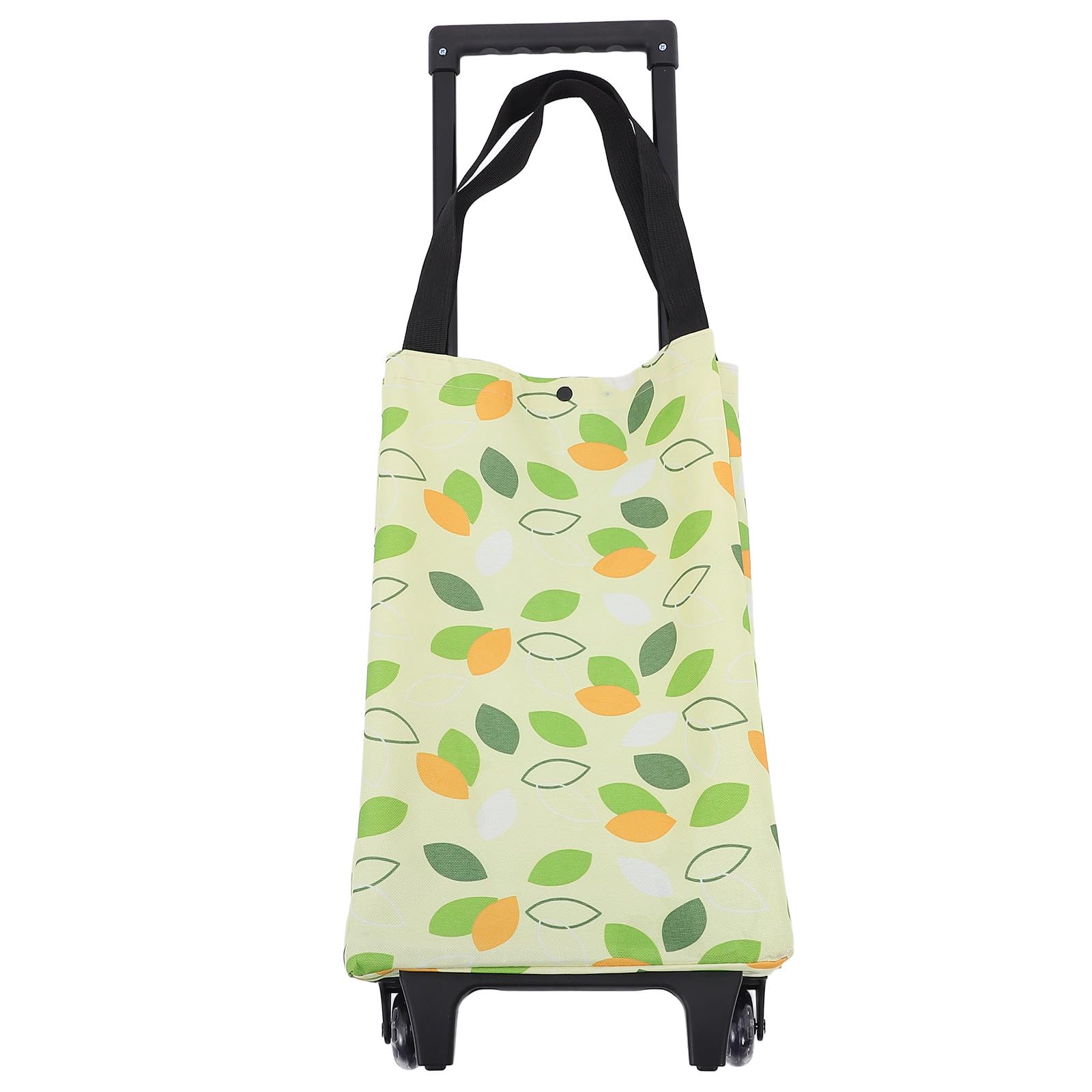 GALPADA Faltbare Einkaufstasche mit Rädern Wiederverwendbarer Großer Einkaufsbeutel aus Synthetischem Material für Schule und Supermarkt Leichter Outdoor Trolley