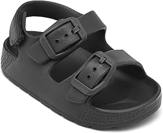 ChayChax Toddler Boys Girls Double Buckle Sandals Children's Adjustable Back Strap Water Sandal