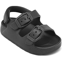ChayChax Toddler Boys Girls Double Buckle Sandals Childrens Adjustable Back Strap Water Sandal