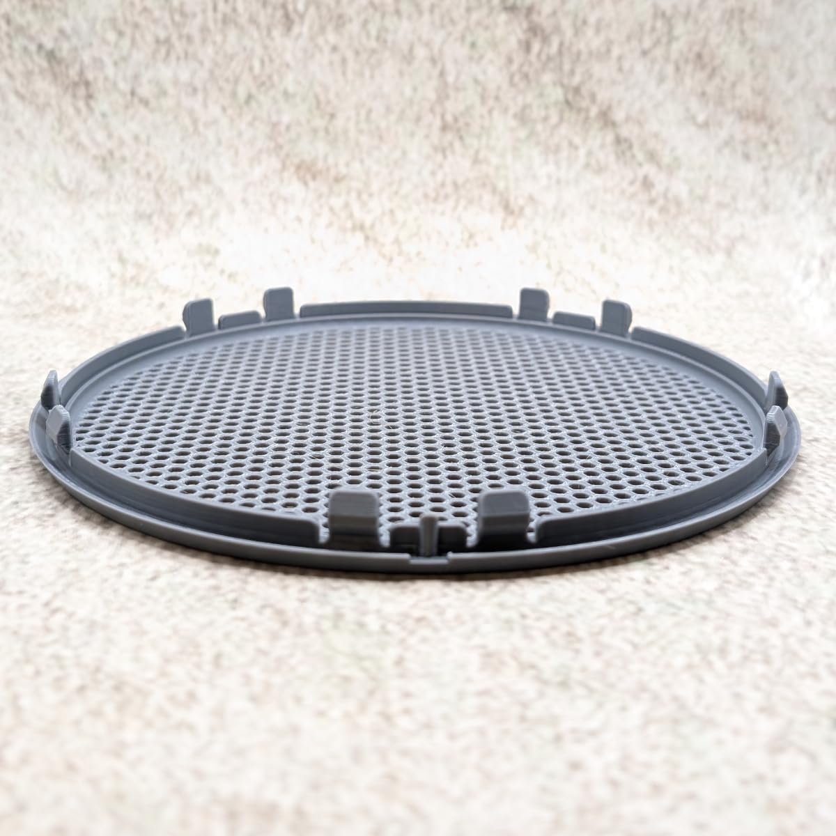 2 pezzi di ricambio per altoparlante, colore grigio, compatibile con VW T4 703035793C, mascherina per altoparlante (grigio)