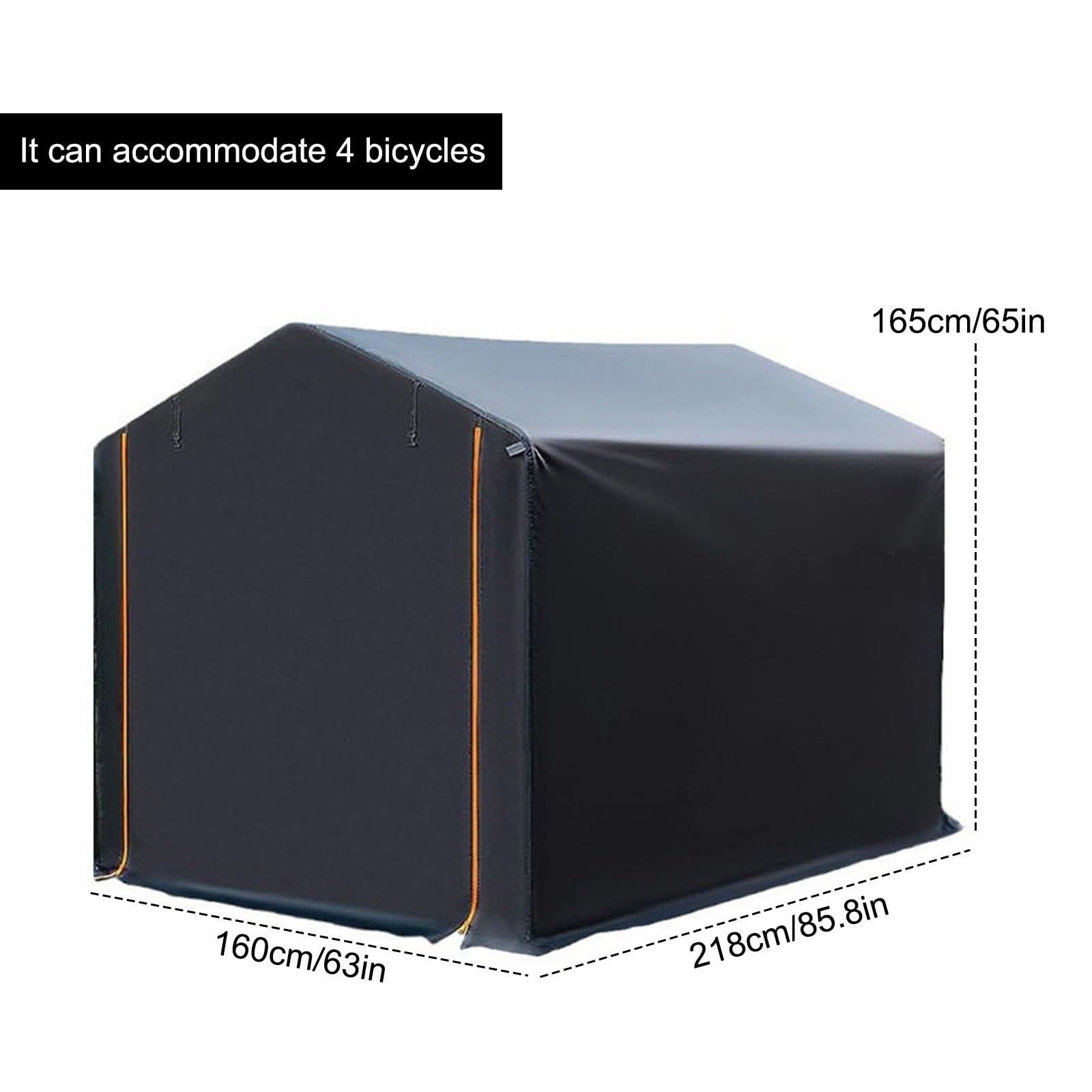 Abris Velo Extérieur Tente de Stockage Imperméable Oxford pour Motos