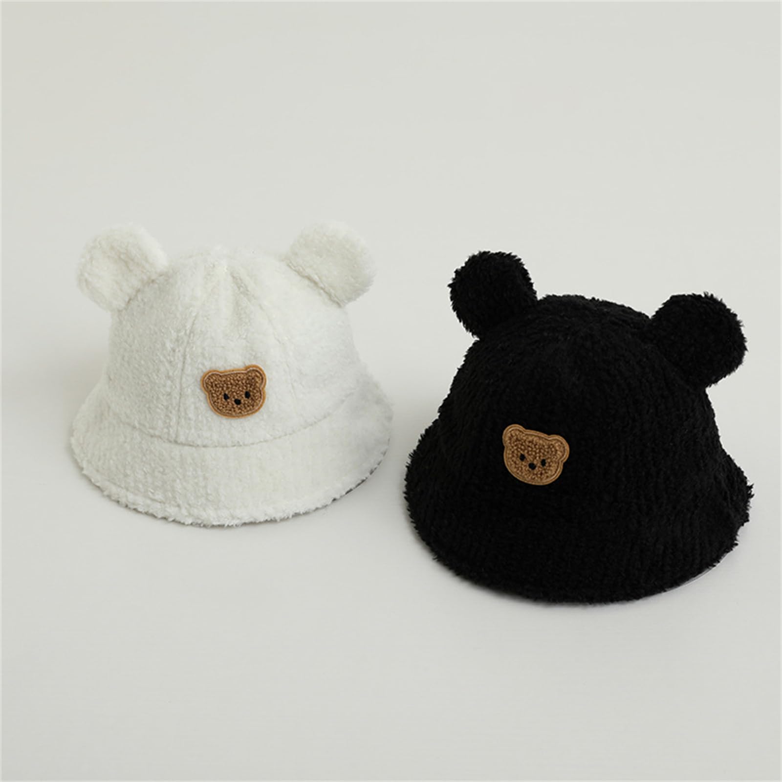 Gorro de pescador con forro polar para niños, cálido y suave, para niños y niñas de 3 a 8 años, esencial para otoño e invierno