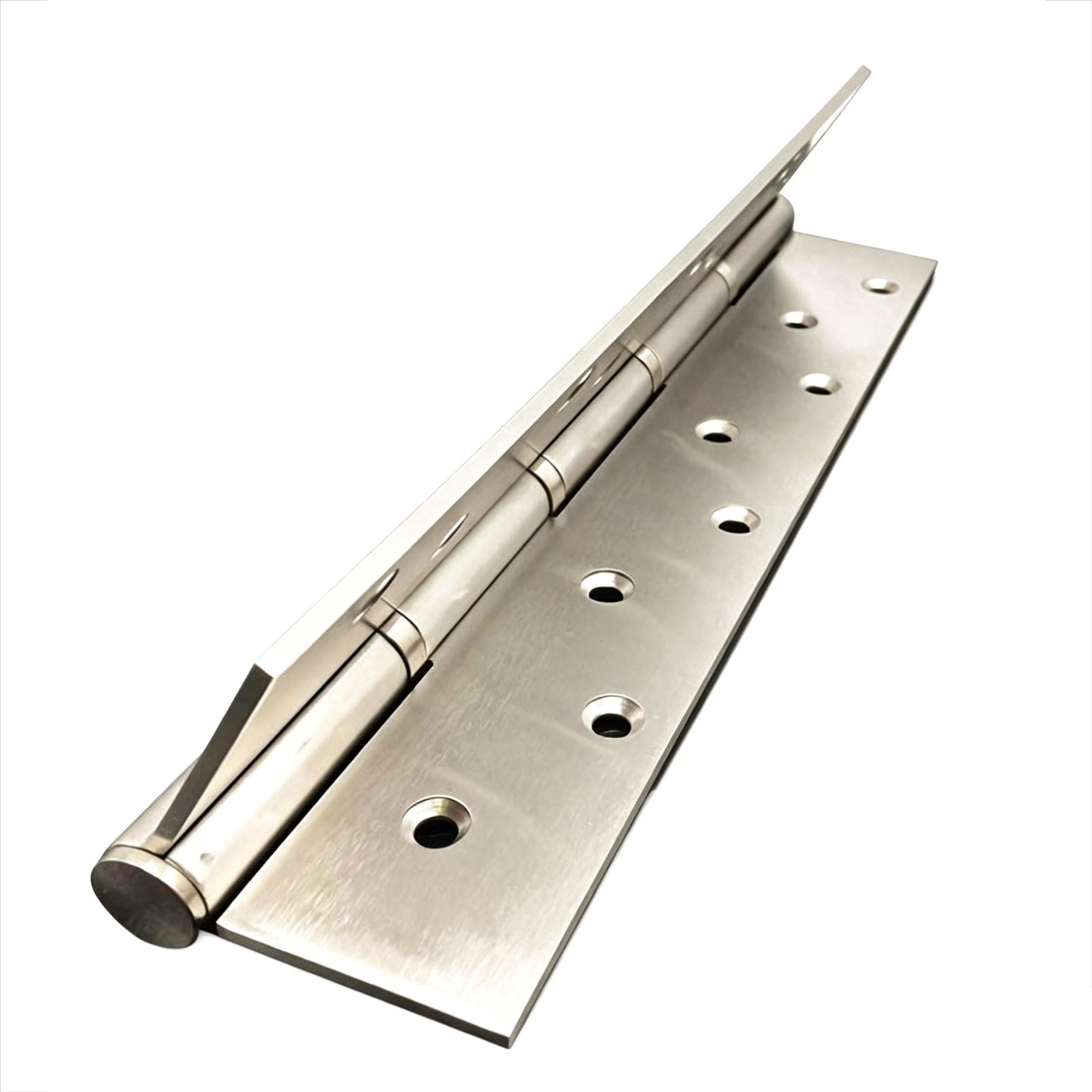 Bisagra de rodamiento acero inoxidable ensanchada, bisagra maquinaria Industrial silenciosa gruesa 12 pulgadas, Hardware con acabado cepillado