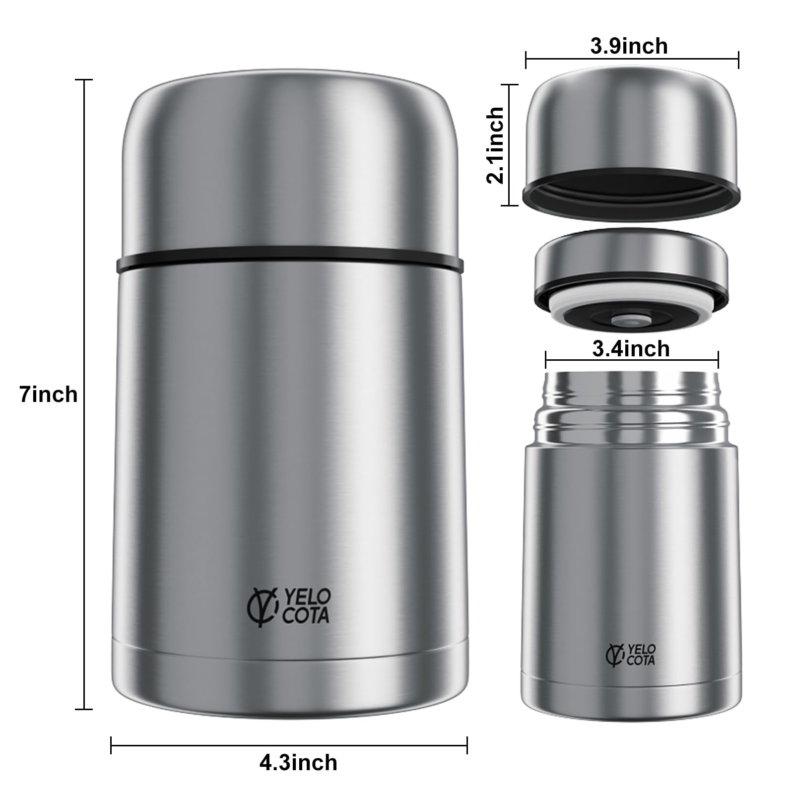 Amazon.com: Food Jar for Hot Food,27Oz Vacuum Insulated Stainless