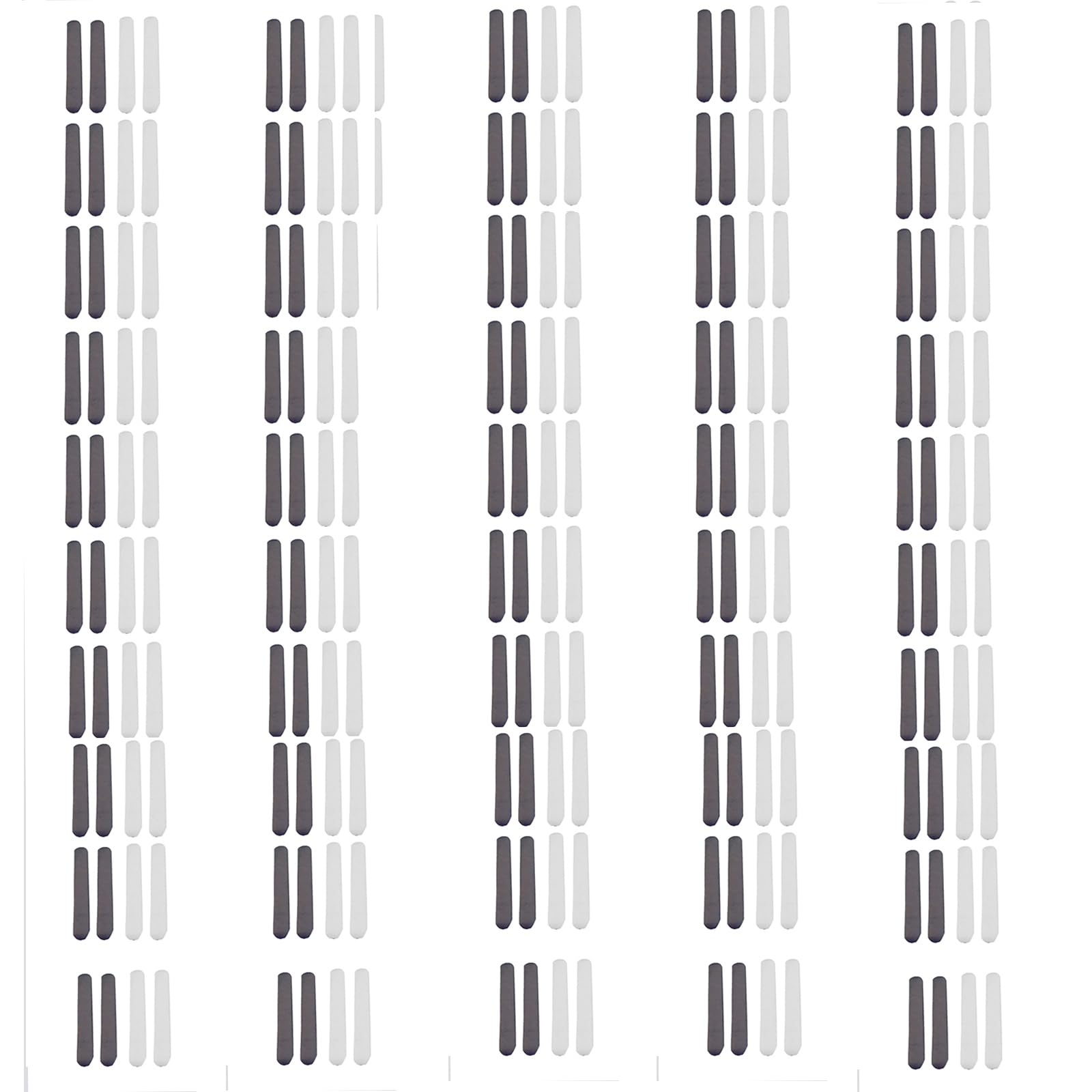 Tsynapter Mixed Colors 50Pcs Invisible Sweat Absorption Strips Breathable Adhesive Hat Liners Sweatband For Baseball Caps Shirt Clothing Collar Sweat Absorbing Forehead Strips
