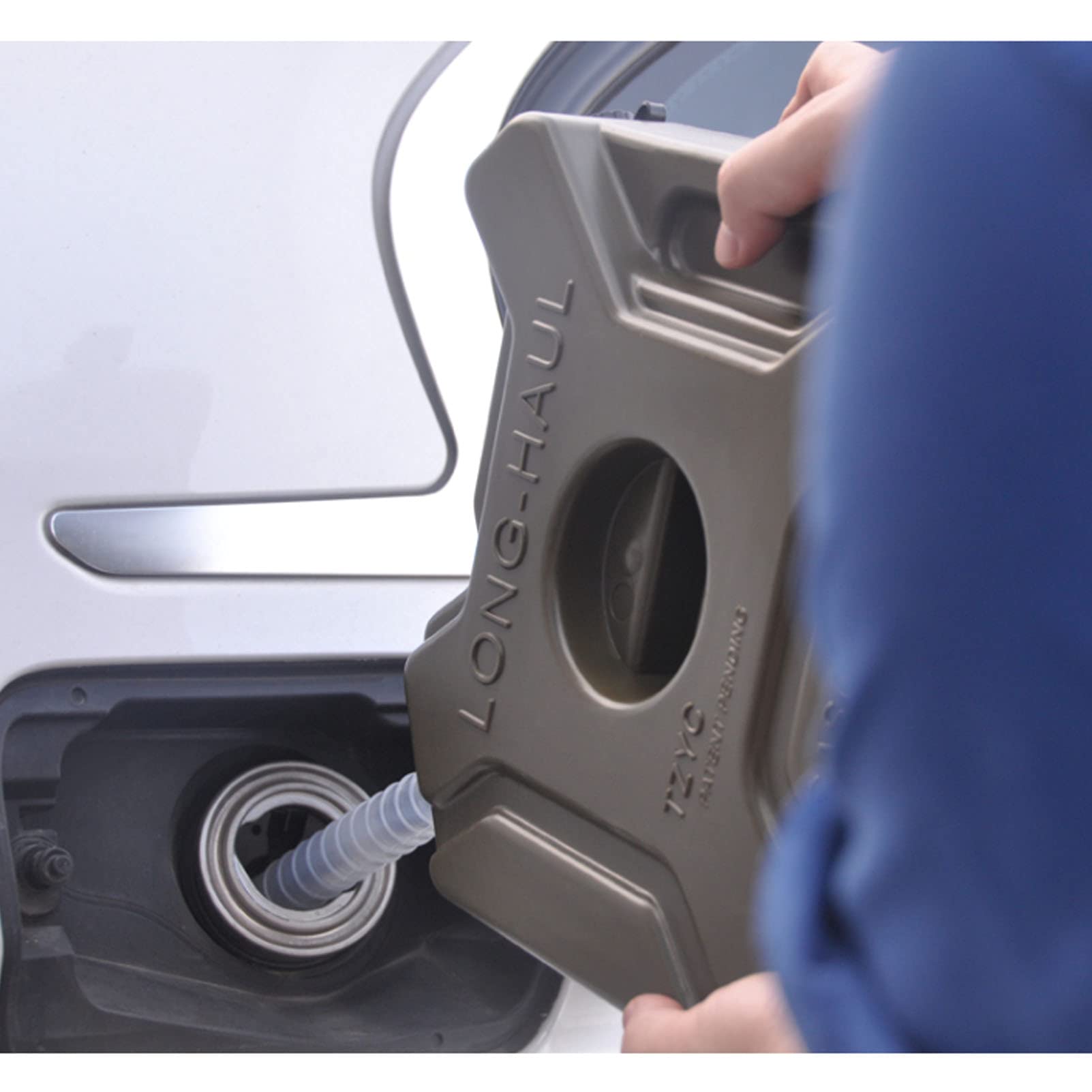 CGF- Taniche Carburante Tanica di plastica da 10 Litri con beccuccio - Giallo, Rosso, Verde Scuro - Trasporto efficiente del Carburante - Backup di Emergenza per Veicoli