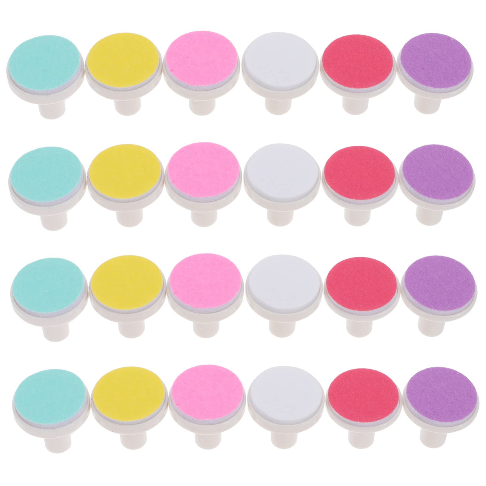 BIUDECO Children Nail Trimmer Pad Kit 24pcs Electric Nail File Pads for Baby Toddler Infant