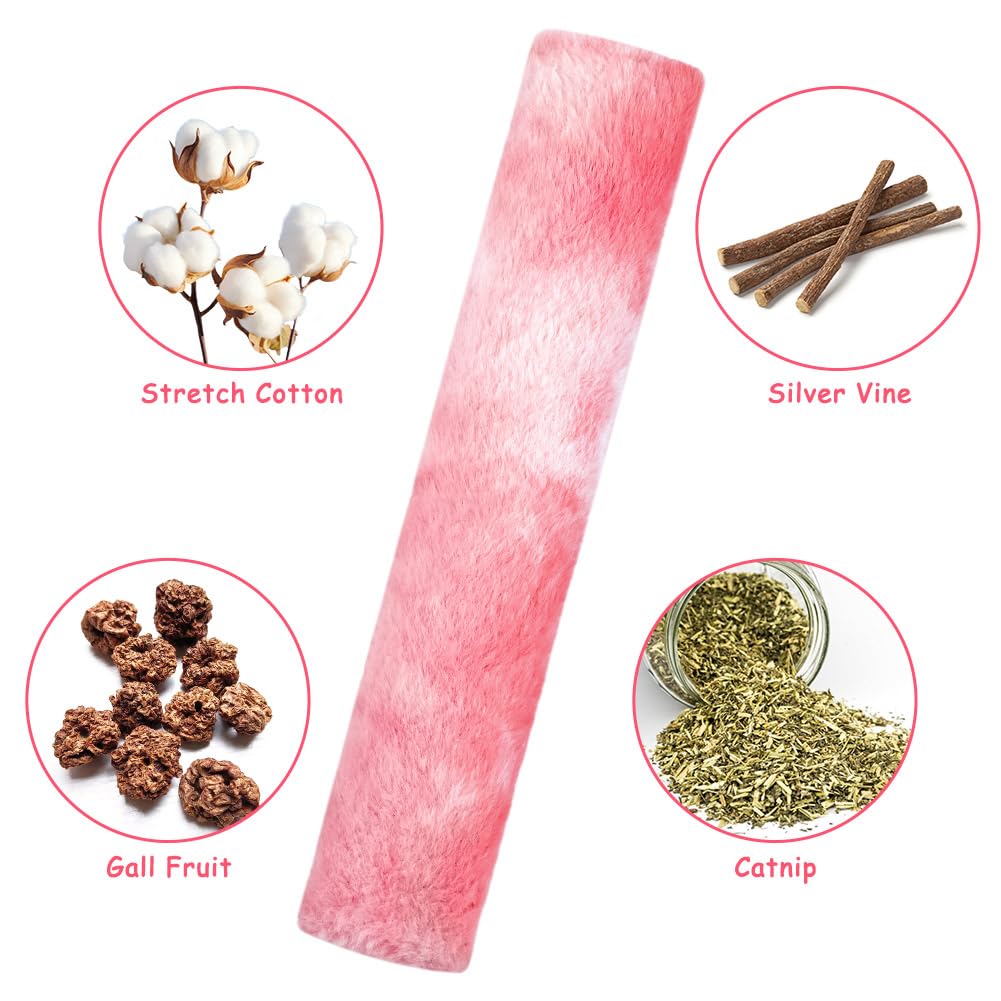 OSDUE Cat Catnip Toys, 3 Pack Kitten Toys Gradient Color Pillows, Interactive Cat Teeth Toy, Interactive Plush Cats Toy - Image 3