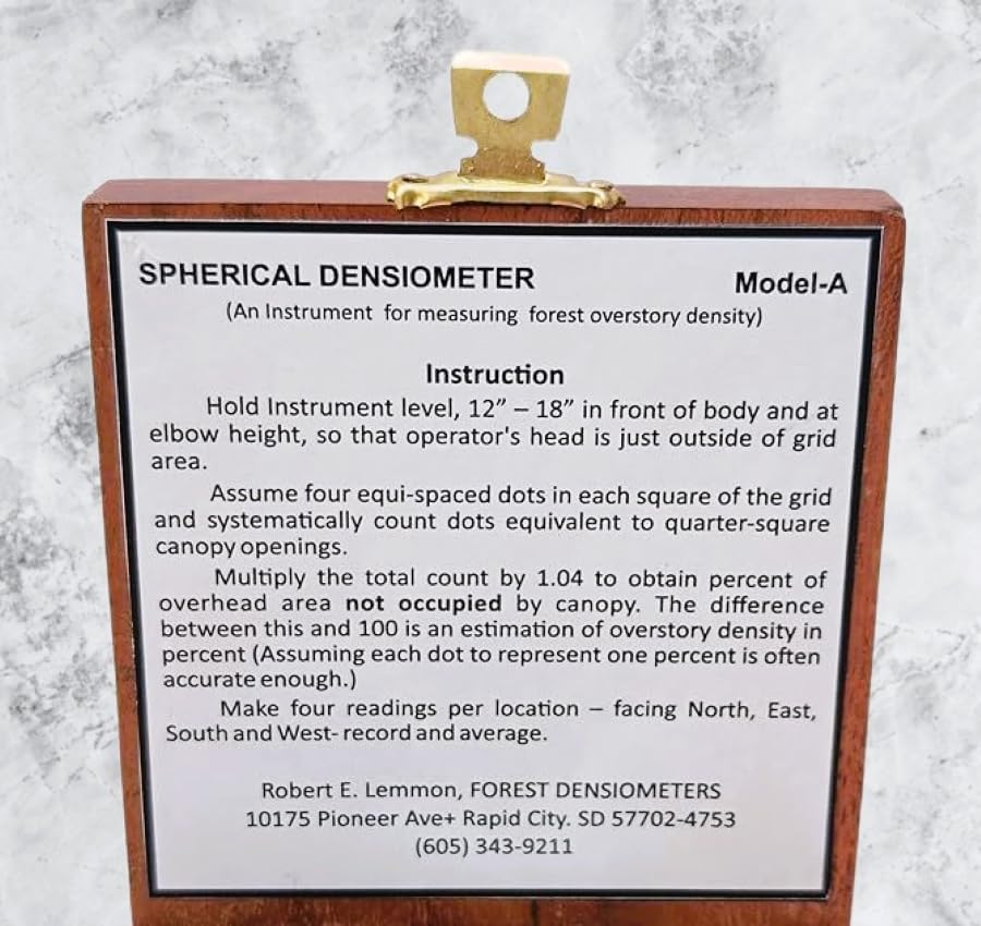 Image of Spherical Crown Densiometer, Convex Forestry Suppliers.