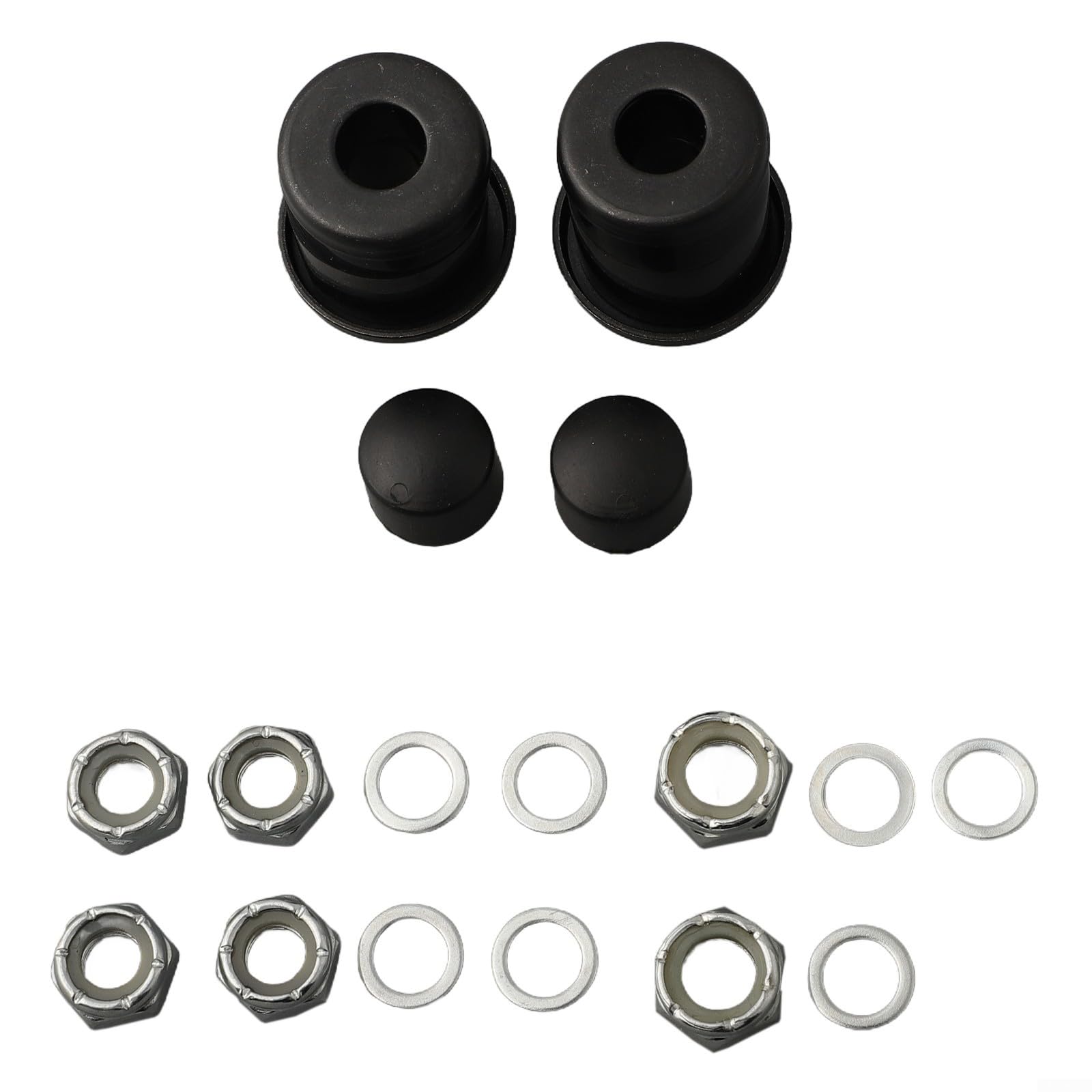 Longboard Truck Rebuild Kit 90A Hard Bushings Pivot Cups Axle Nuts Washers