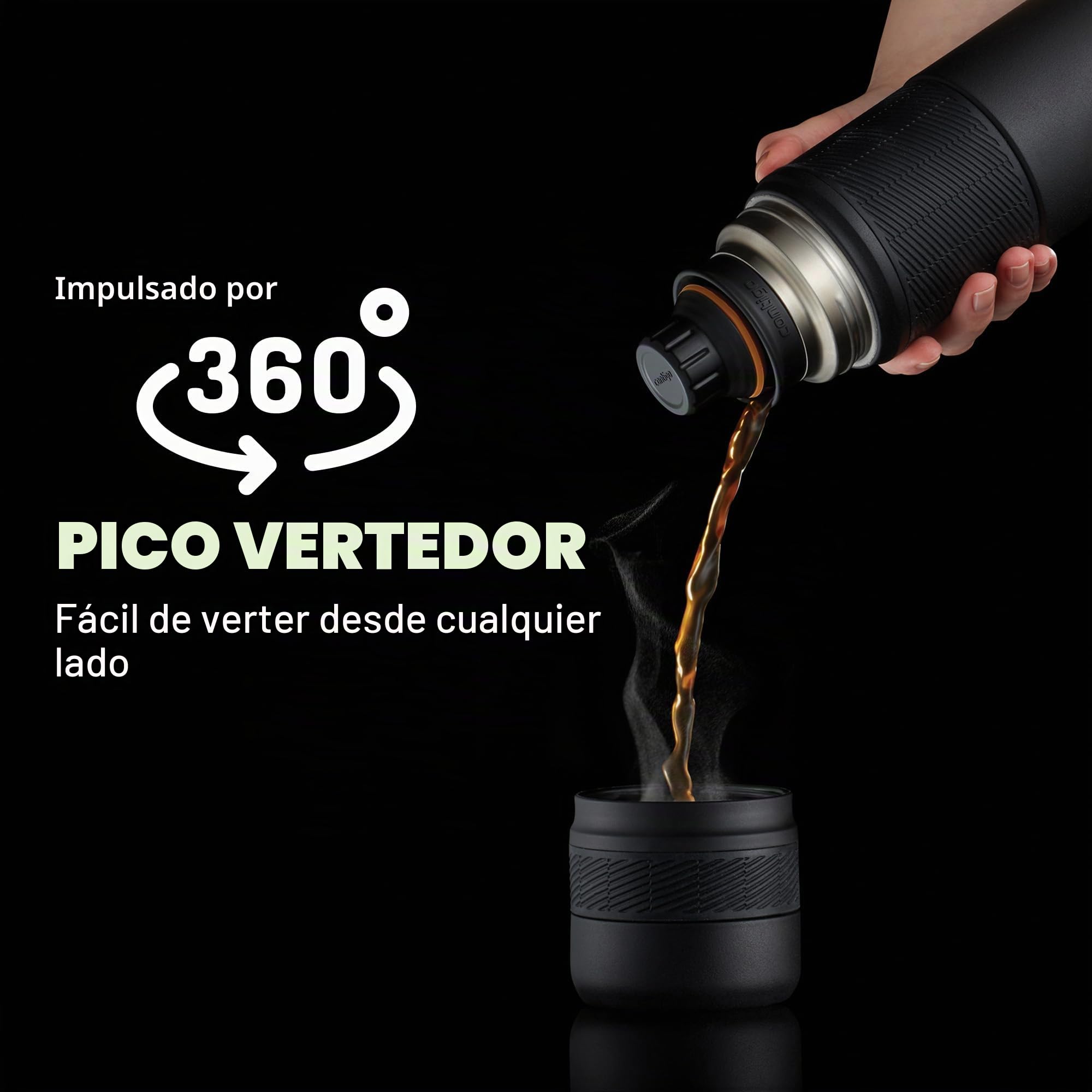 Contigo Botella Térmica | Calor 35 h | Frío 60 h | 1200 ml