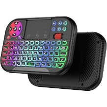M2 Mini Wireless Keyboard,BT+2.4G Dual Mode Portable Keyboard for HTPC/IPTV