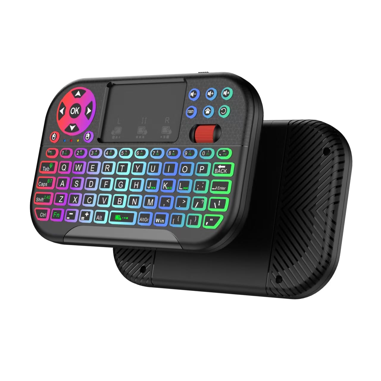 M2 Mini Clavier sans fil Bluetooth 2,4G rétroéclairé pavé tactile TV