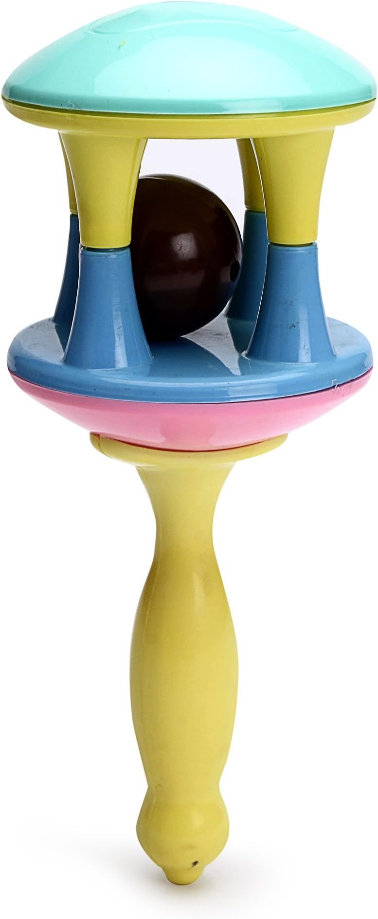 Ratnas Musical Ding Dong Rattle Toy Multicolour for Toddlers, New Born Babies, Non Toxic