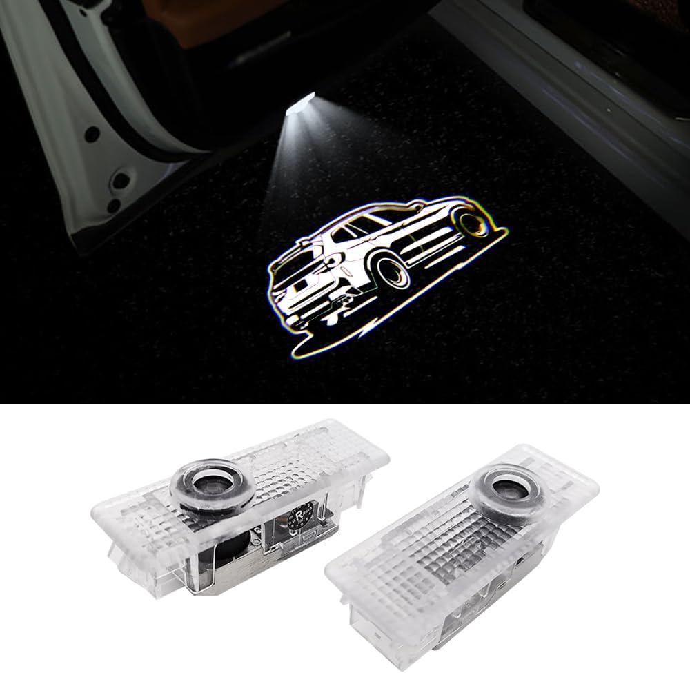 uuakarin 2Pcs Car Door Logo Lights Compatible with BMW X3 X3M G01 F97 2018-2023 Car Accessories Welcome Courtesy Projector Light LED Ghost Shadow Lights Puddle Lamp (Shadow, X3)