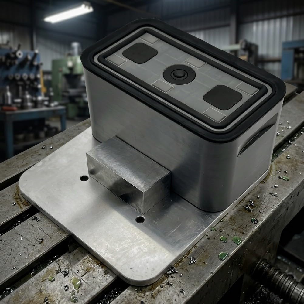 Ventosa de 132 x 75 x 74 mm para fresadora CNC, piezas centrales de