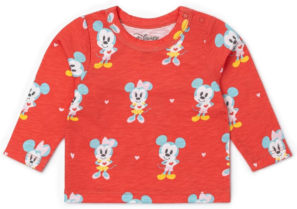 Long Sleeve Tee, Organic Cotton Clothes for Girls & Boys, Printed T-Shirt Sizes for Kids, Toddler & Baby