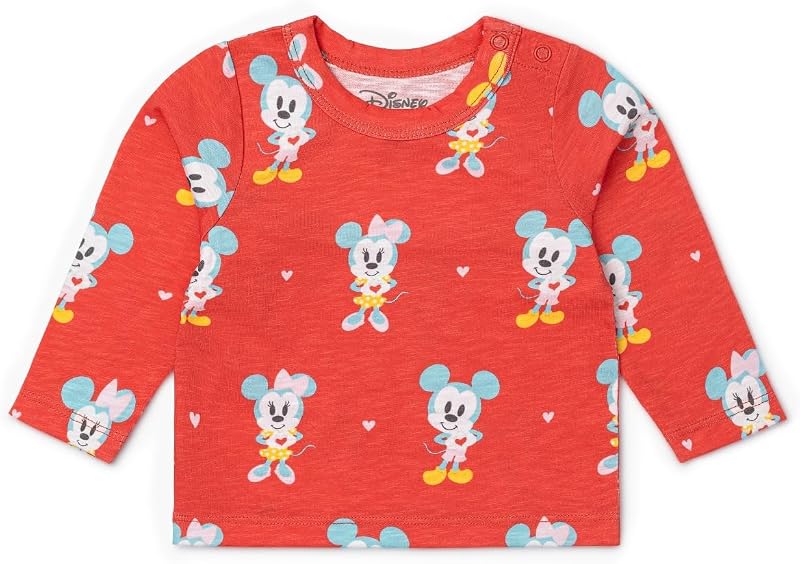 Long Sleeve Tee, Organic Cotton Clothes for Girls & Boys, Printed T-Shirt Sizes for Kids, Toddler & Baby