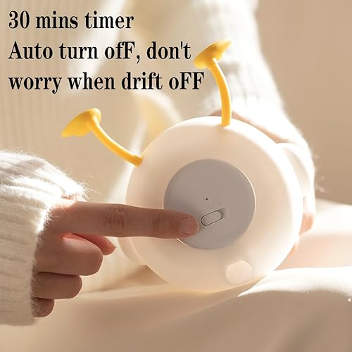 Miniatura 4 de Luz nocturna de pato suave de silicona, lindo regalo de bricolaje, luces LED regulables, pato, decoración del hogar Kawaii para niños y niñas, luces