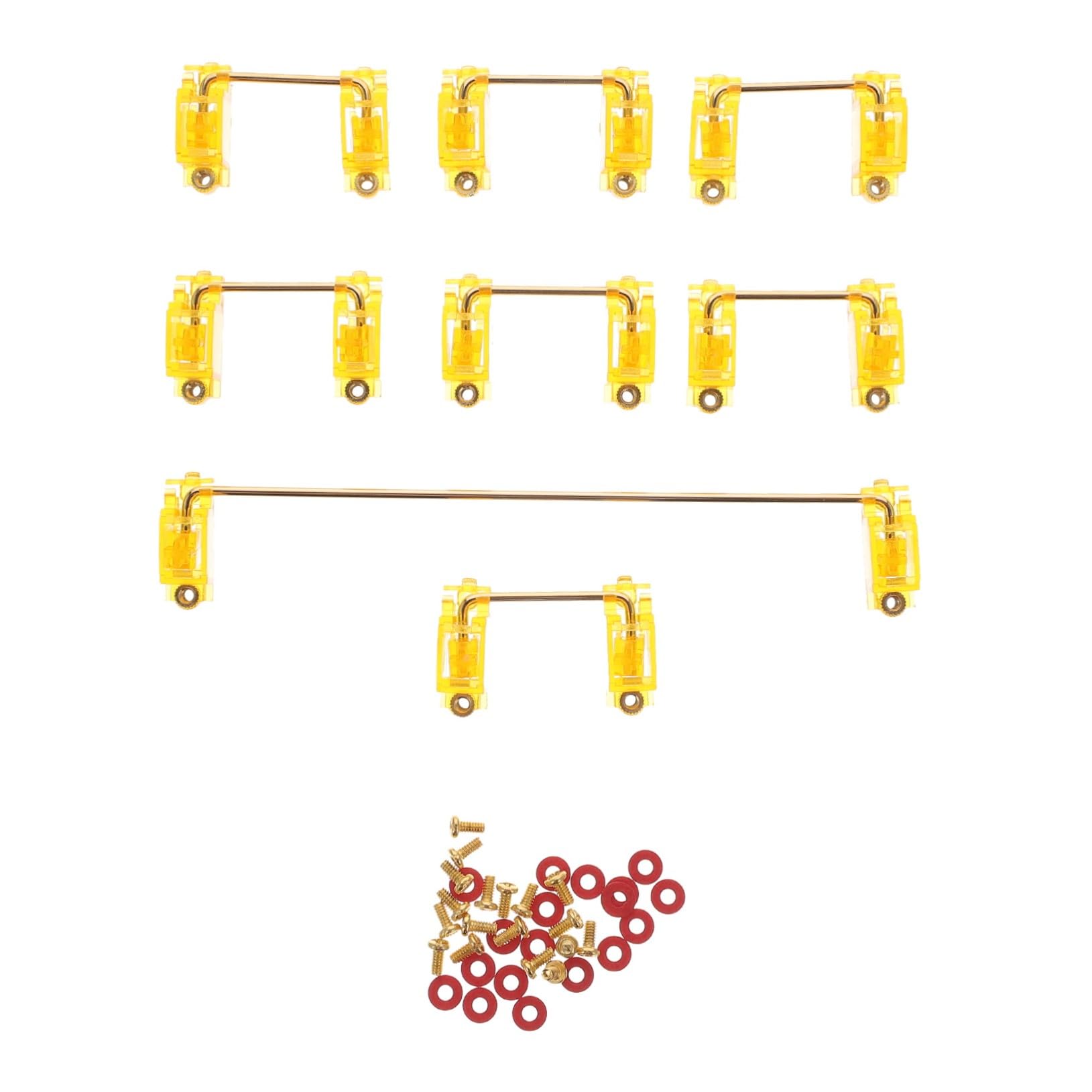 BESTonZON Estabilizador De Llave Satellite Tornillos Negros PCB Cable Teclas y Mayús Compatible Satellite para Teclas