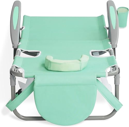 Miniatura 6 de Ostrich Silla plegable ligera y portátil al aire libre en tu espalda para relajarse con 5 correas de mochila de ajuste de asiento y soporte para