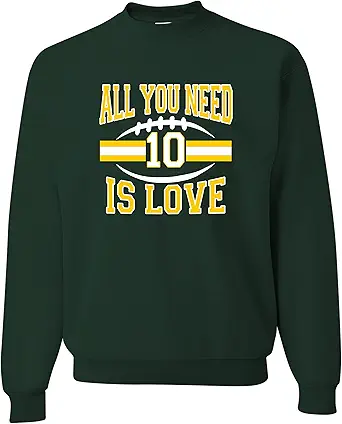 Squatch King Threads All You Need Is Love Mens Sweatshirt Crewneck