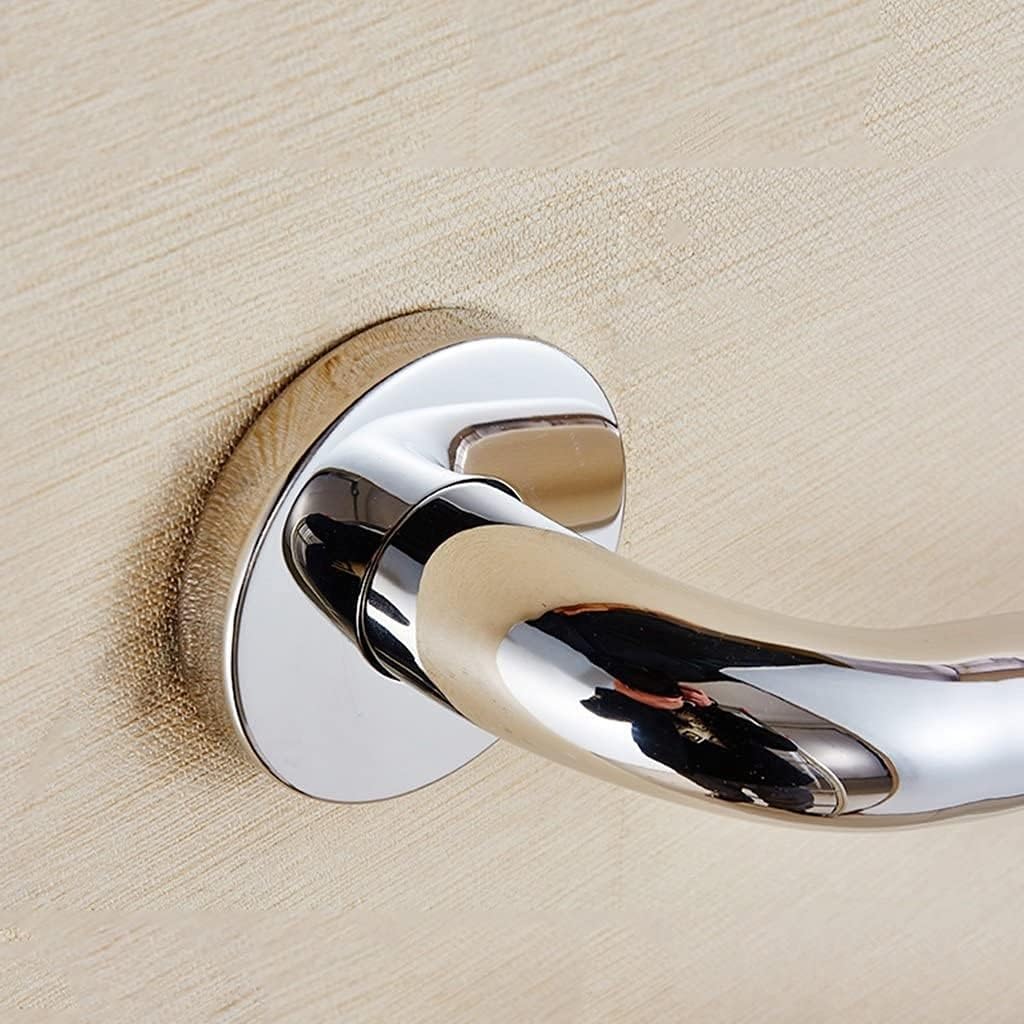 Barra di sostegno antiscivolo in acciaio inox per il bagno, per anziani e disabili, 80 cm, montaggio a parete