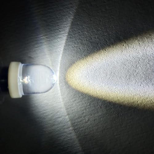 Miniatura 7 de Mini bombilla LED E10 de 0.2 W, 0.2 W, 3 V, bombillas de base de tornillo en miniatura, indicador LED para circuito de experimento casero,