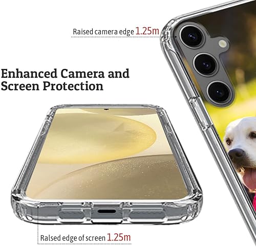 Vista 211 de Funda transparente 3 en 1 diseñada para teléfono Galaxy S21, Plus/Ultra/FE 5G Samsung, capas protectoras híbridas [protector de pantalla] Borrar 05
