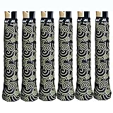 ALIEN PROS Tennis Racket Grip Tape (6 Grips) – Tac Moisture Feel Tennis Grip – Tennis Overgrip Grip Tape Tennis Racket – Wrap Your Racquet for High Performance (6 Grips, Black Clouds)