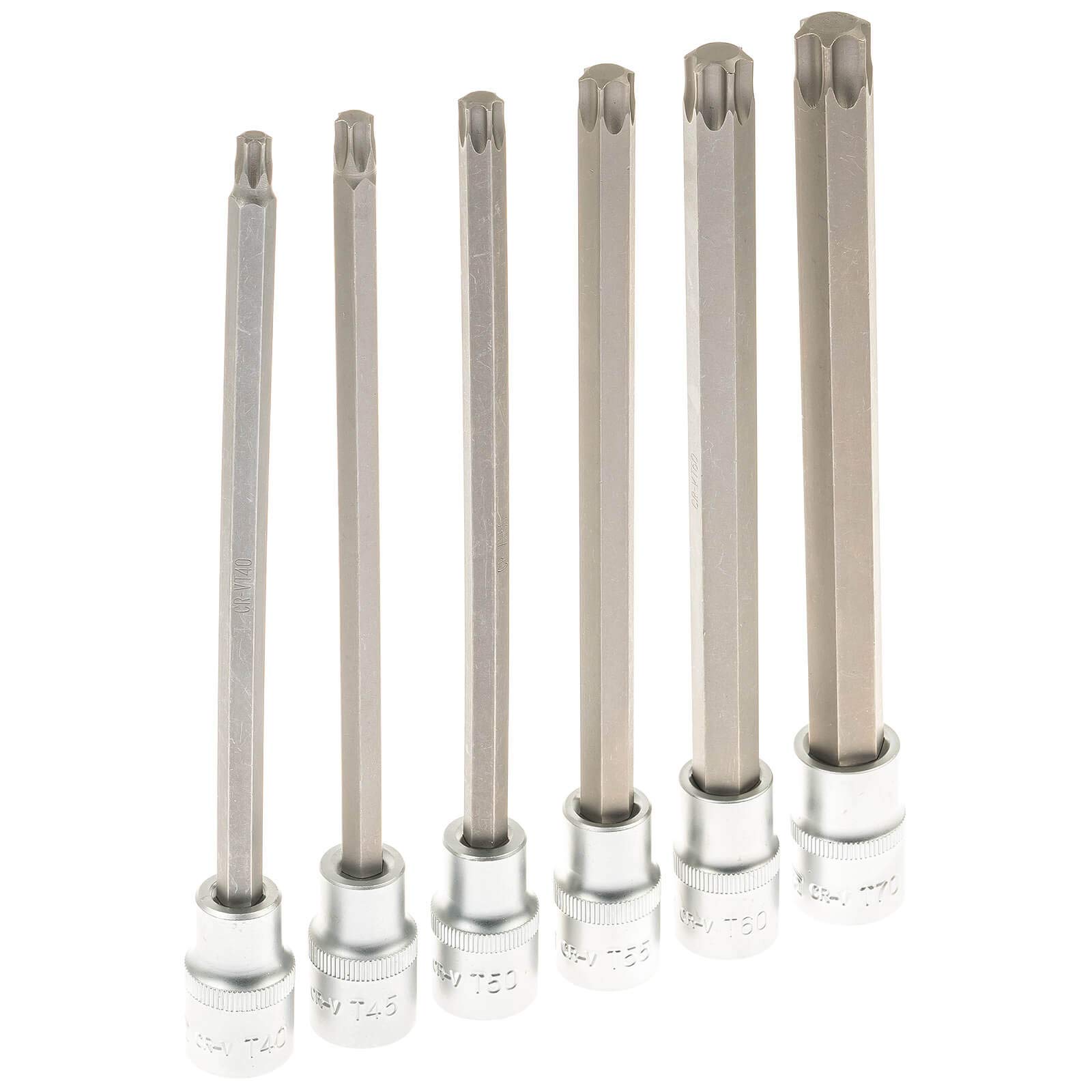 SATRA S-ST3212 - Set di chiavi a bussola con profilo a T, 32 pezzi, 1/2", compatibili con Torx
