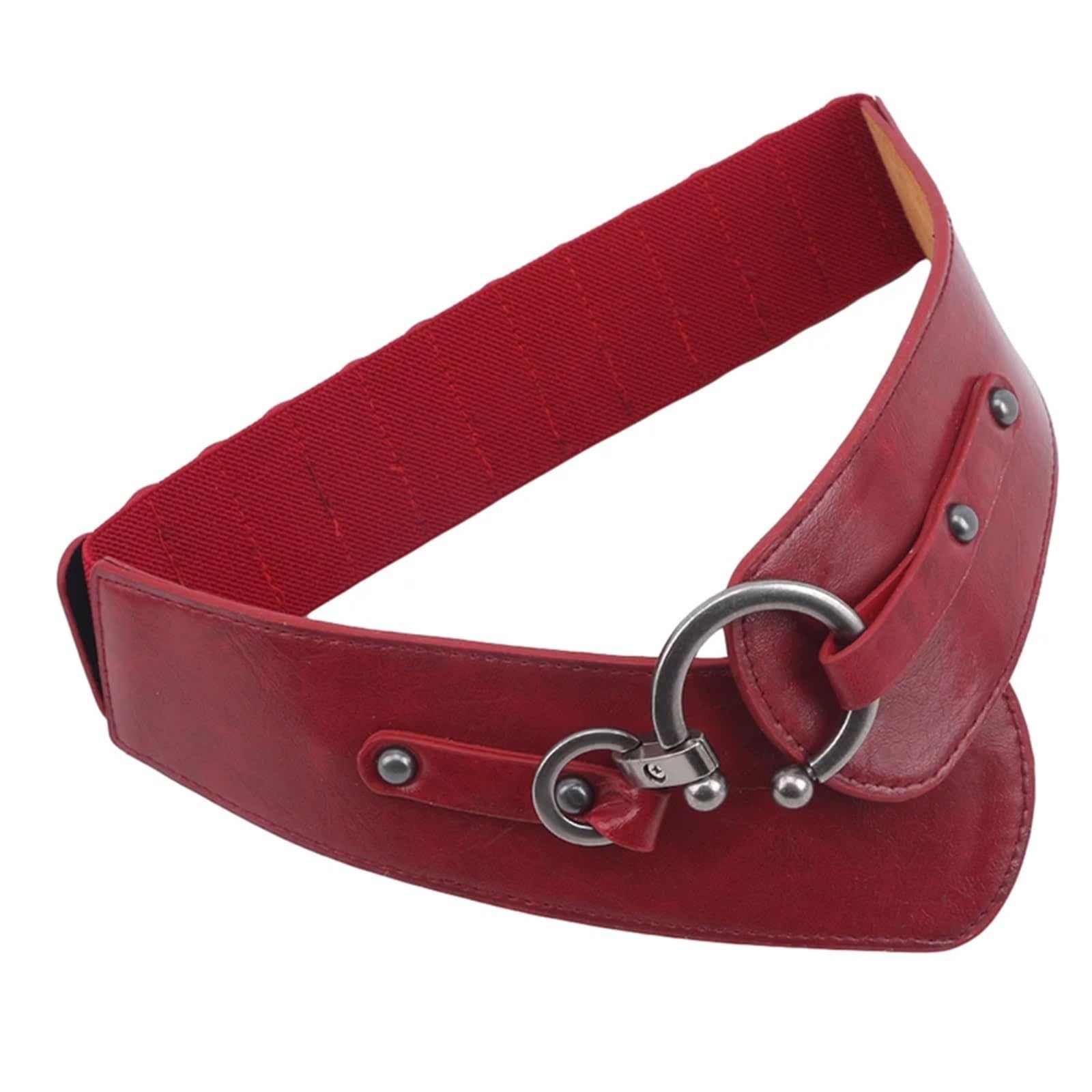 Ceinture Femme Cuir Ceinture large for femme, style rétro, extensible, ceinture cummerbund