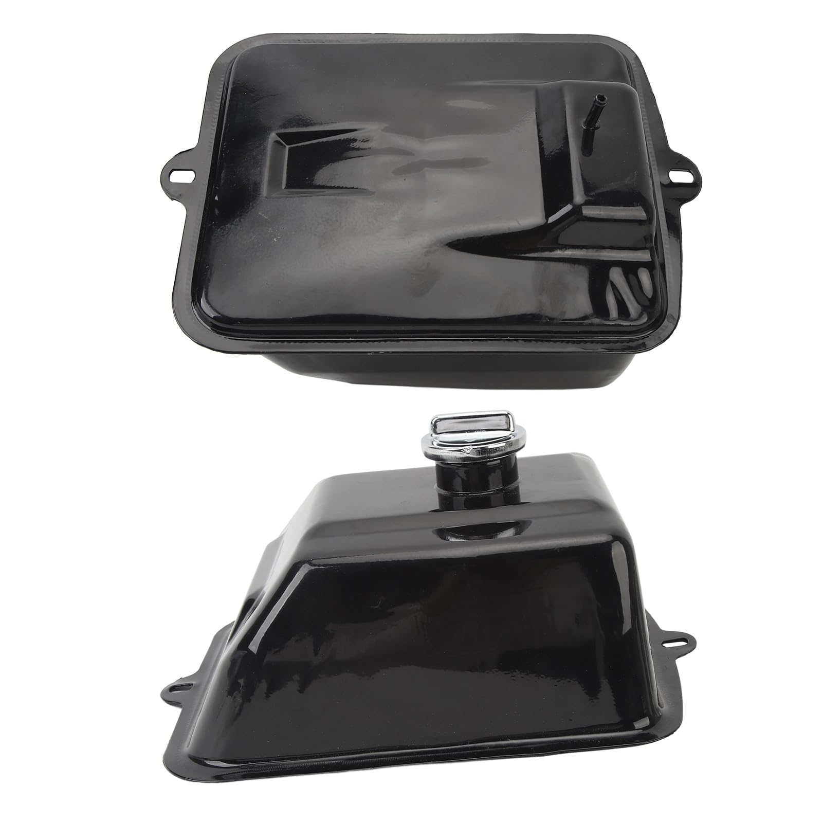 Réservoir de Carburant en Métal, Réservoir de Carburant ATV, Réservoir de Gaz en Métal avec Bouchon de Carburant, Réservoir de Carburant ATV 4L avec Bouchon pour 125cc 150cc 200cc 250cc Quad Dirt Bike