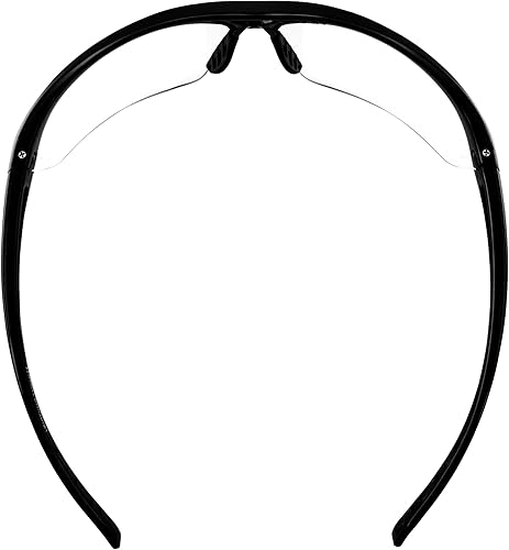 Miniatura 4 de Global Vision Lieutenant Wraparound - Gafas de sol de seguridad para motocicleta ANSI Z87.1 y MIL-PRF-32432, marco negro