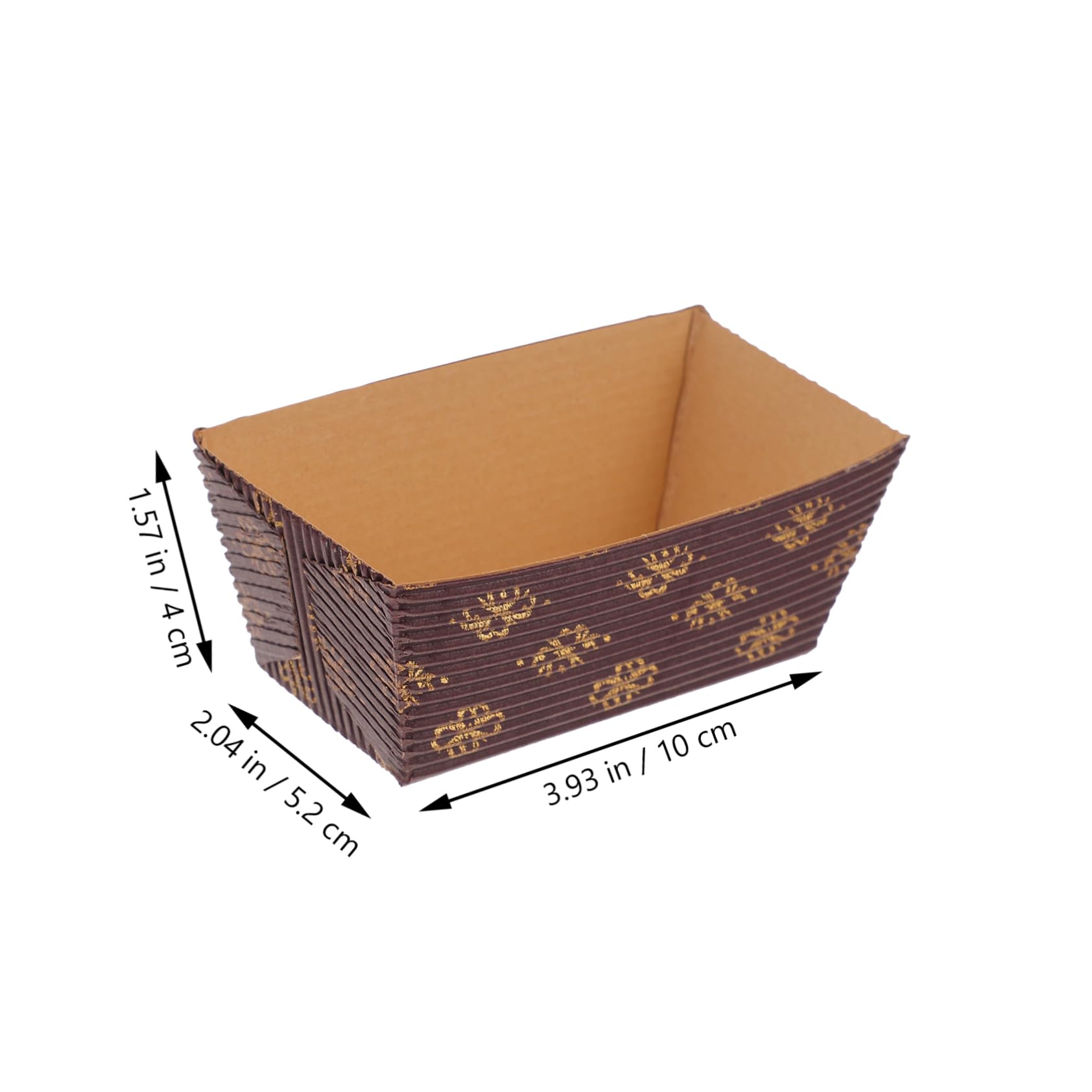 NAMOARLY 50Pcs Paper Loaf Pans Non Stick Toast Baking for Easy Demoulding for Bakeries and Home Use Baking Supplies