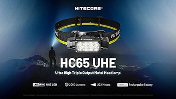 ライト・ランタン NITECORE HC65 UHE 2000lm 4000mAh HC65 UHE
