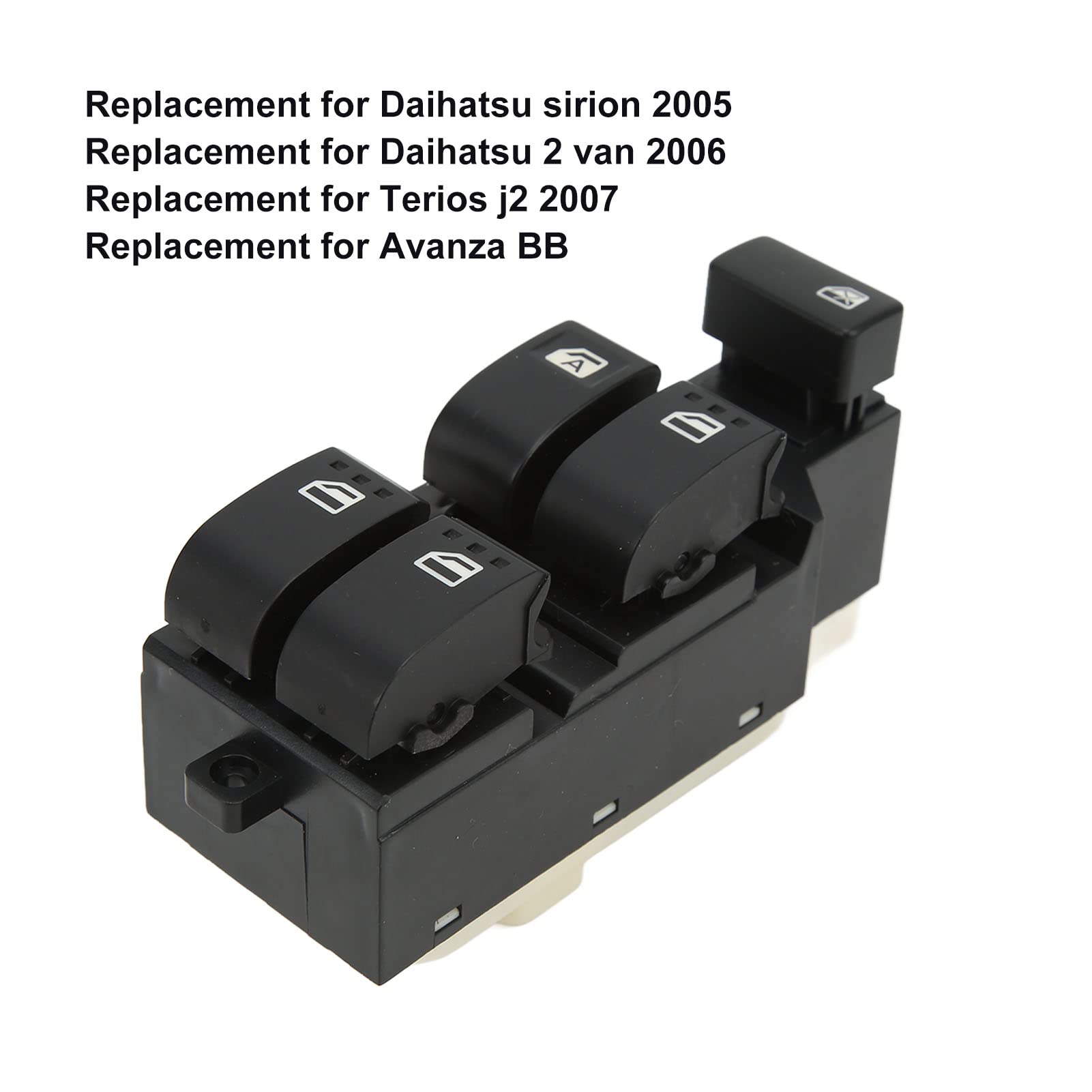 Interruttore Alzacristallo Elettrico, Interruttore Alzacristallo Elettrico Principale Lato Guida Anteriore Sinistro 84820 B4030 Sostituzione Rapida ABS Per Daihatsu Terios popular