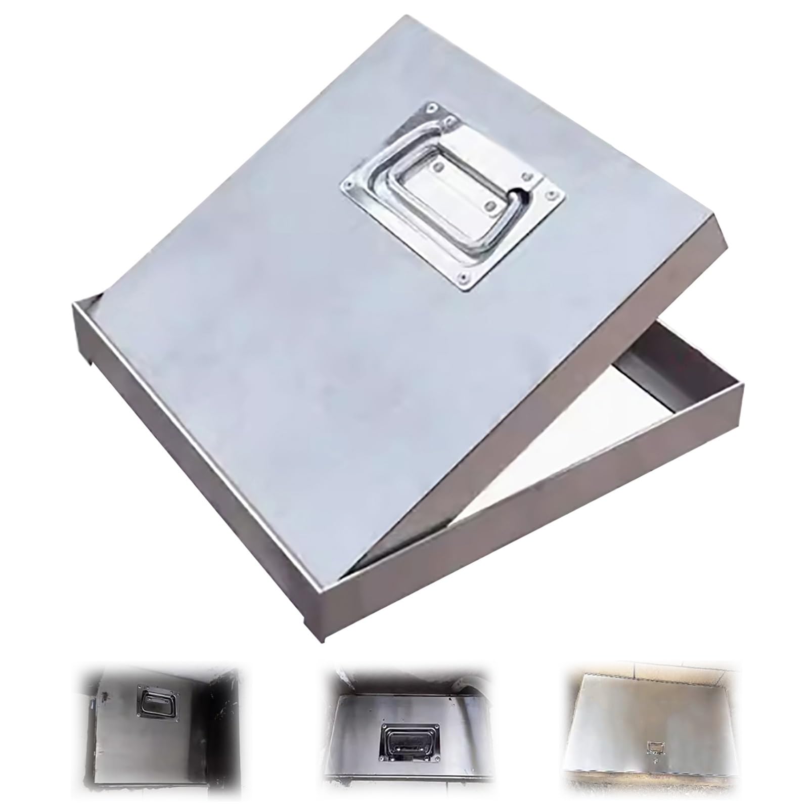 Couverture d'inspection en acier inoxydable haut de gamme pour trappe invisible 50x50