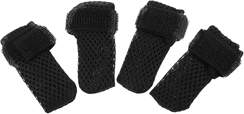 Ipetboom Fundas de garra de gato, 4 calcetines antideslizantes para perros, protectores de patas de gato, para gatos, antiarañazos, calcetines