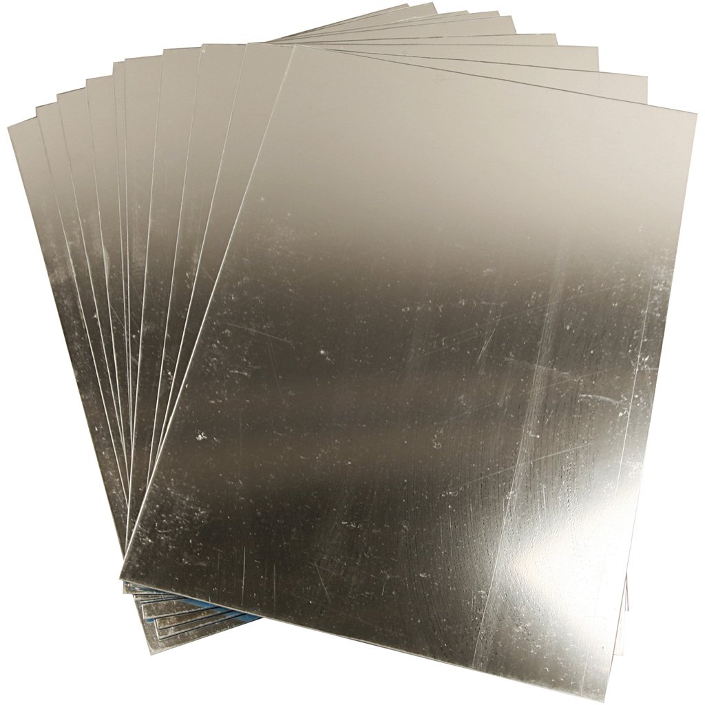 Plastic Mirror, sheet 29,5x21 cm, thickness 1,1 cm, 10sheets