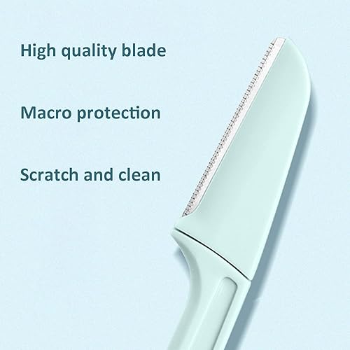 Miniatura 3 de MICPANG Maquinilla de afeitar de cejas plegable recortadora de cejas para hombres y mujeres, 3 piezas