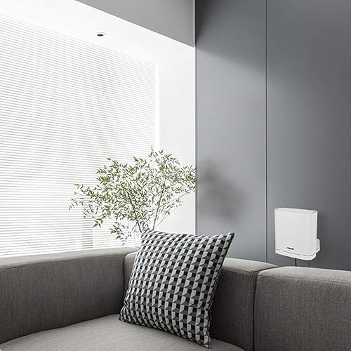 Miniatura 5 de Koroao Soporte de pared para ASUS ZenWiFi AX Whole-Home Tri-Band Mesh WiFi 6 System (XT8) (CT8) (XT9) AC300, soporte de pared con soporte compatible