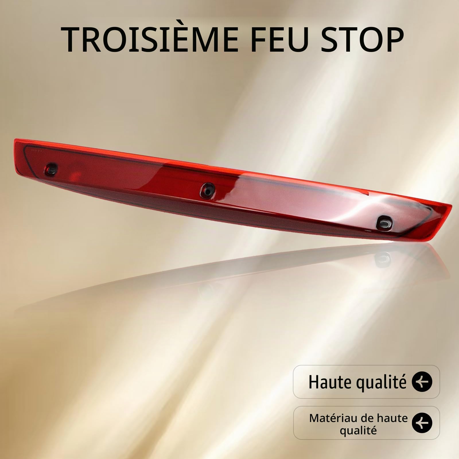 Rouge Troisième feu stop A6398200056 pour Mercedes W639 feu arrière de hayon Vito Viano 2003-2015 Feux arrière