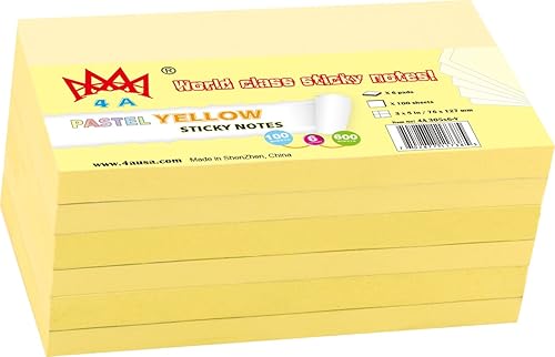 Vista 11 de Notas adhesivas, 3 x 5 pulgadas, surtido pastel, notas autoadhesivas, 100 hojas/bloc, 6 blocs por paquete, 4A 305x6 multicolor/fantasía