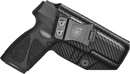Miniatura 10 de Funda Taurus G3 IWB KYDEX para pistola Taurus G3, cintura interior oculta, inclinación ajustable y retención 'Posi-Click', fabricado en EE. UU.