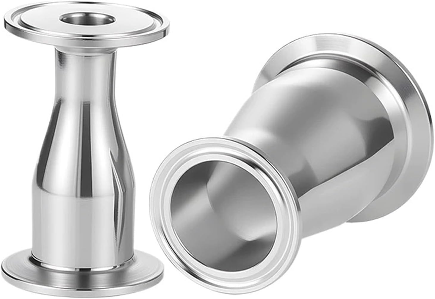 2.5"(63mm) OD77.5 X 2"(51mm) OD64 Tri Clamp Concentric Reducer Sanitary Pipe Fitting SS304