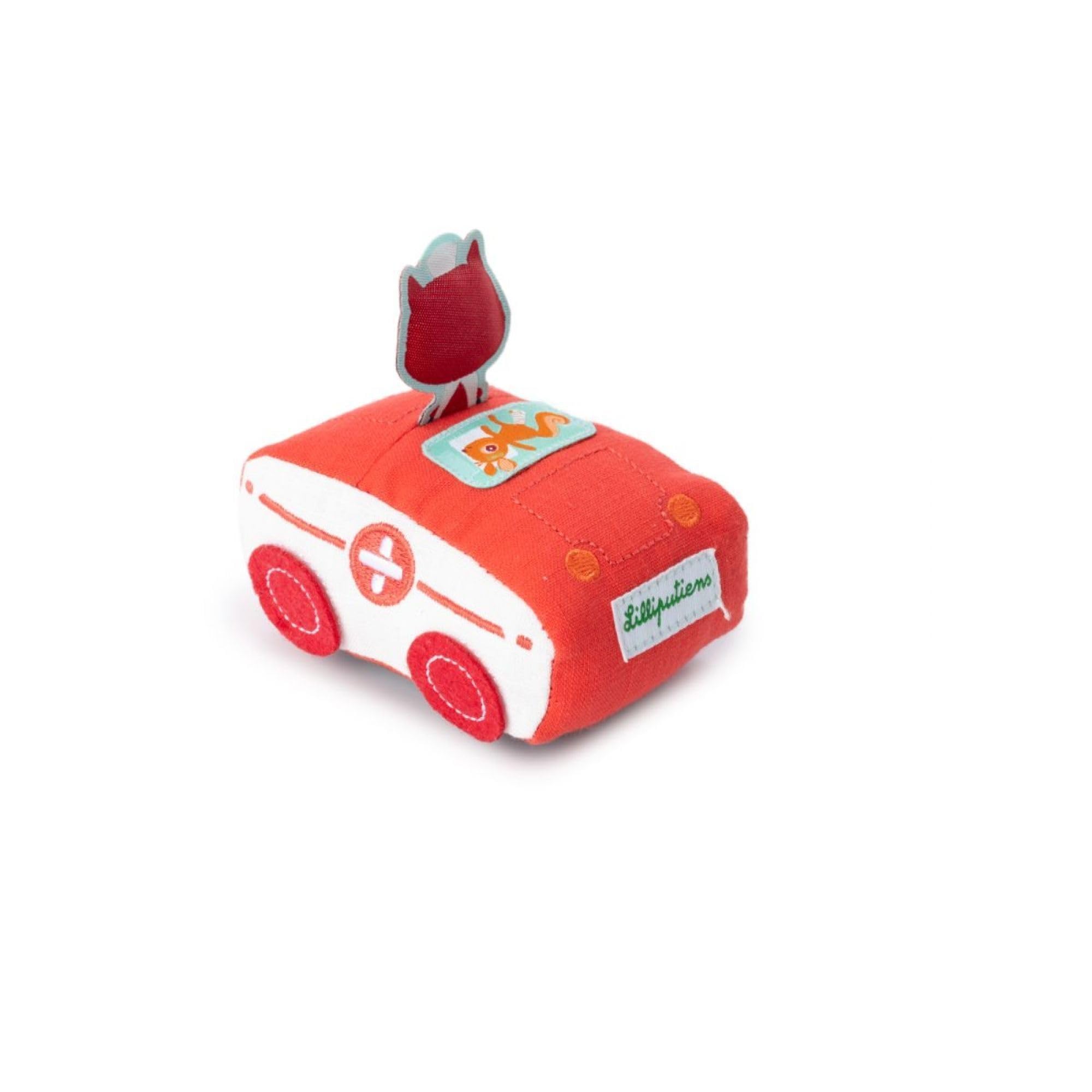 Lilliputiens, Alice the Fox Friction Car, With Music and Textures for Sensory Awakening-Stimulates Motor Skills, Imagination - Image 3