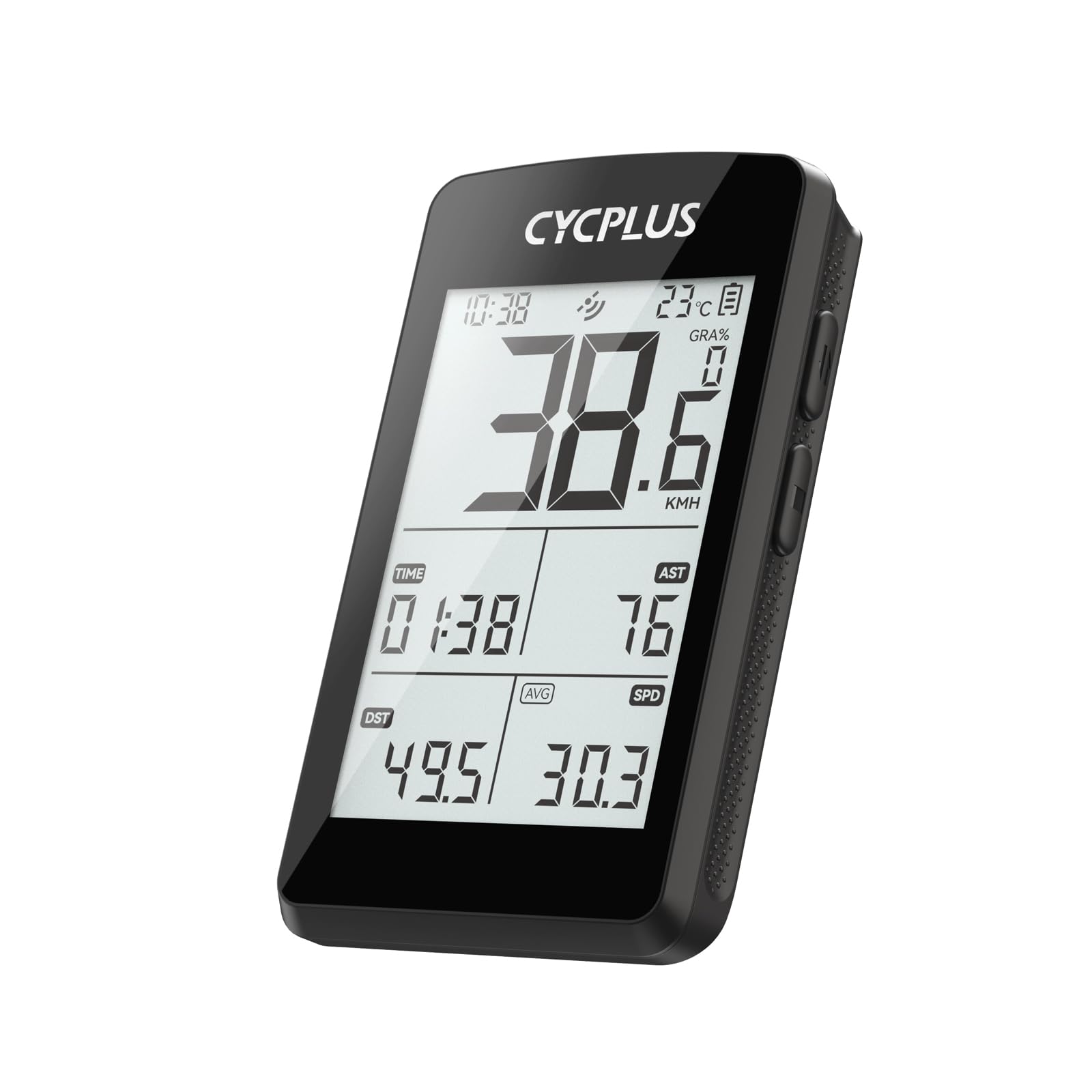 CYCPLUS GPS Ordenador para bicicleta, Ordenador de ciclismo ANT+ GPS con Bluetooth 5.0, pantalla LCD de 2,8 pulgadas, cuentakilómetros con más de 100 horas de duración de batería y retroiluminación
